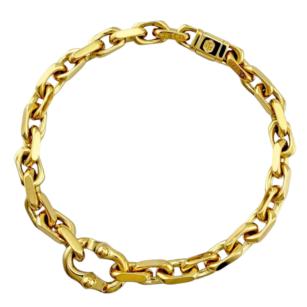 TIFFANY&Co. ティファニー 1837 メイカーズ ナロー ブレスレット 18金