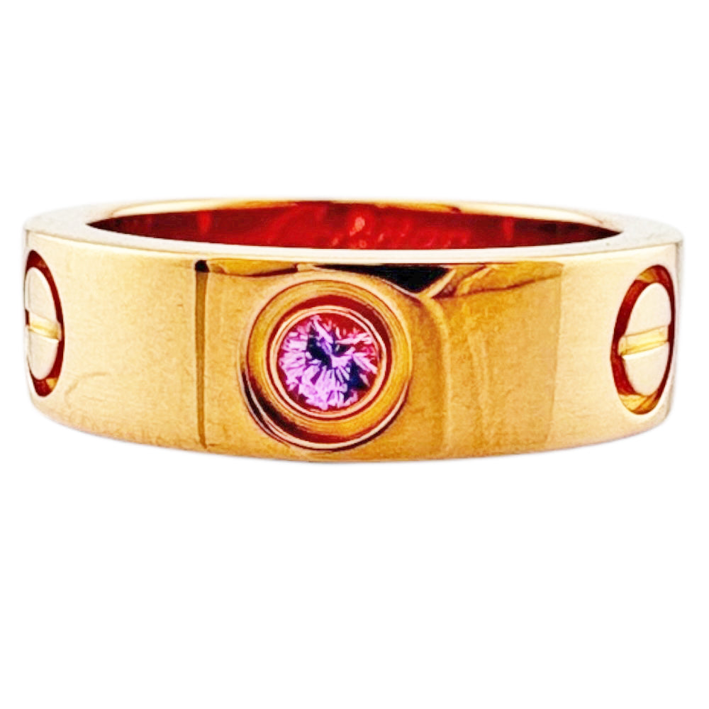 CARTIER カルティエ ラブ リング 指輪 11号 18金 K18ピンクゴールド