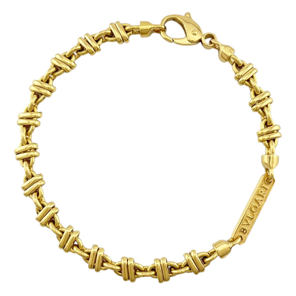 BVLGARI ブルガリ ブレスレット 18金 K18イエローゴールド レディース