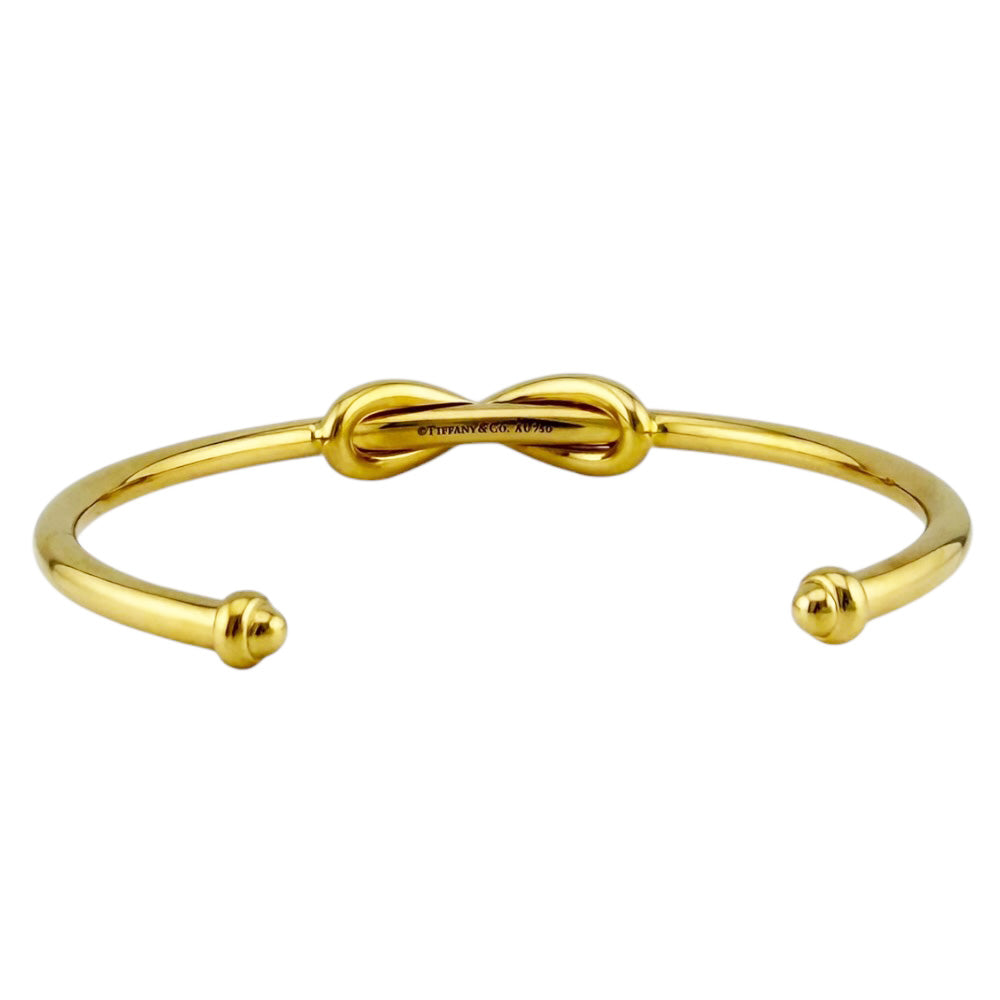 TIFFANY&Co. ティファニー インフィニティ カフ バングル 18金 K18