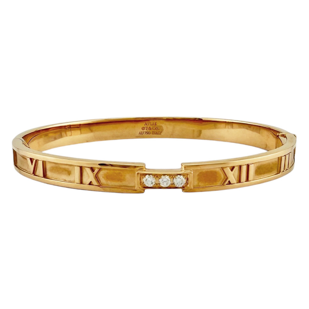 TIFFANY&Co. ティファニー アトラス バングル 18金 K18ピンクゴールド