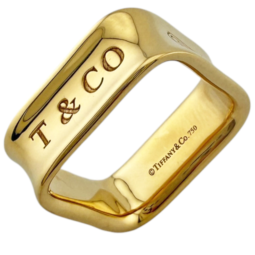 Tiffany & Co. 1837 スクエア リング TIFFANY&Co. Tiffany 1837 Square Ring Ring No. 9 18K K18 Yellow