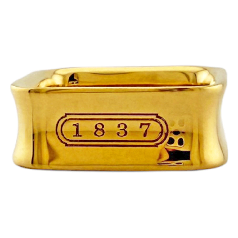 TIFFANY&Co. ティファニー 1837 スクエア リング 指輪 9号 18金 K18