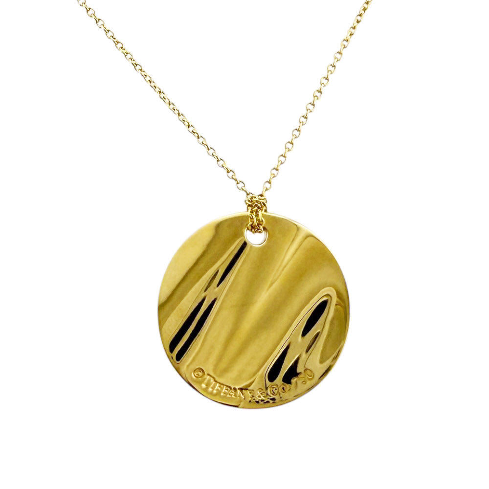 TIFFANY&Co. ティファニー ノーツラウンド ネックレス 18金 K18
