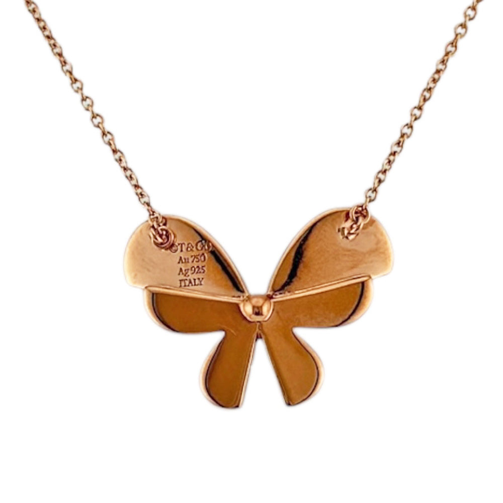 極美品✴︎ティファニー　リターントゥ ラブバグズ バタフライ　ネックレス TIFFANY&Co. ティファニー リターントゥ ラブ バグズ バタフライ