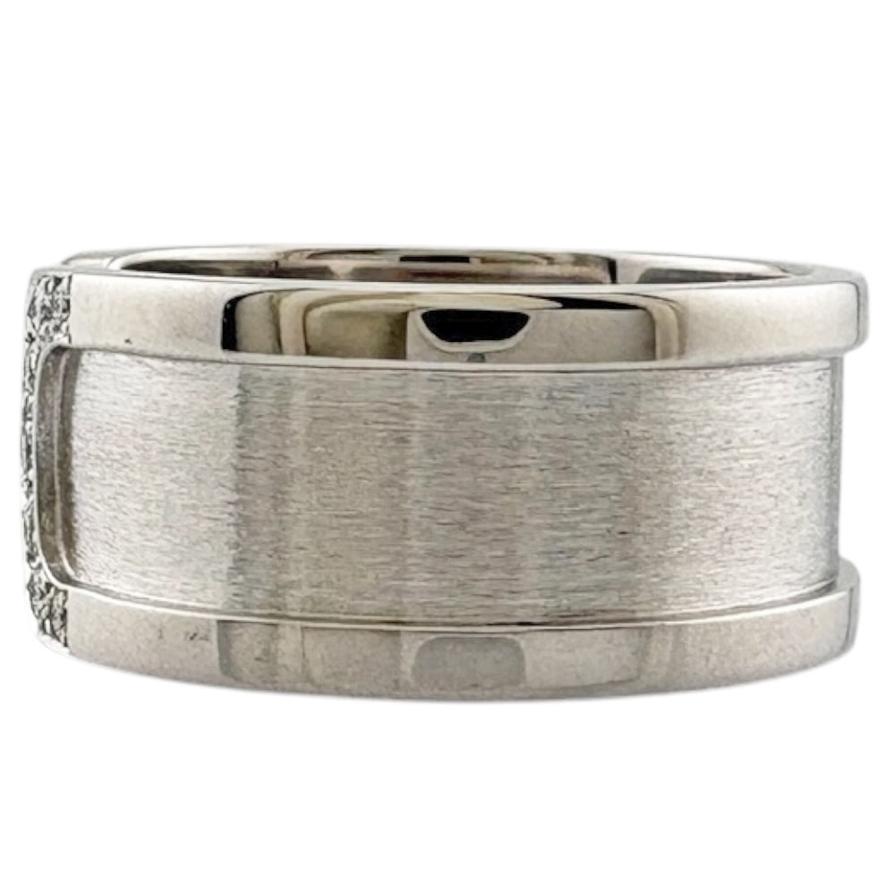 CARTIER カルティエ C2 ワイド リング 指輪 19号 18金 K18ホワイト
