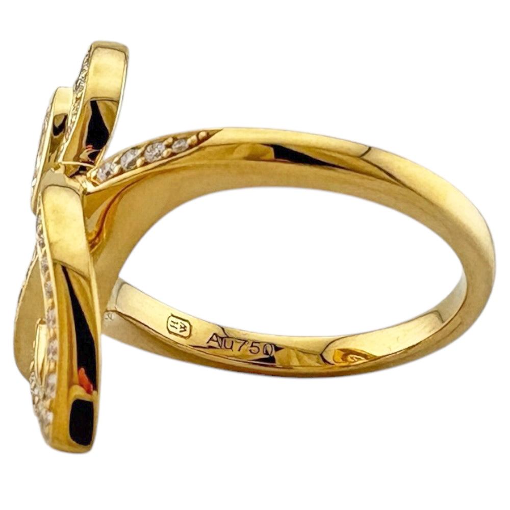 HARRY WINSTON ハリーウィンストン リリークラスター リング 指輪 9号