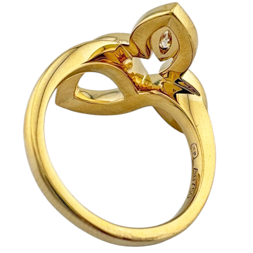 HARRY WINSTON ハリーウィンストン リリークラスター リング 指輪 9号