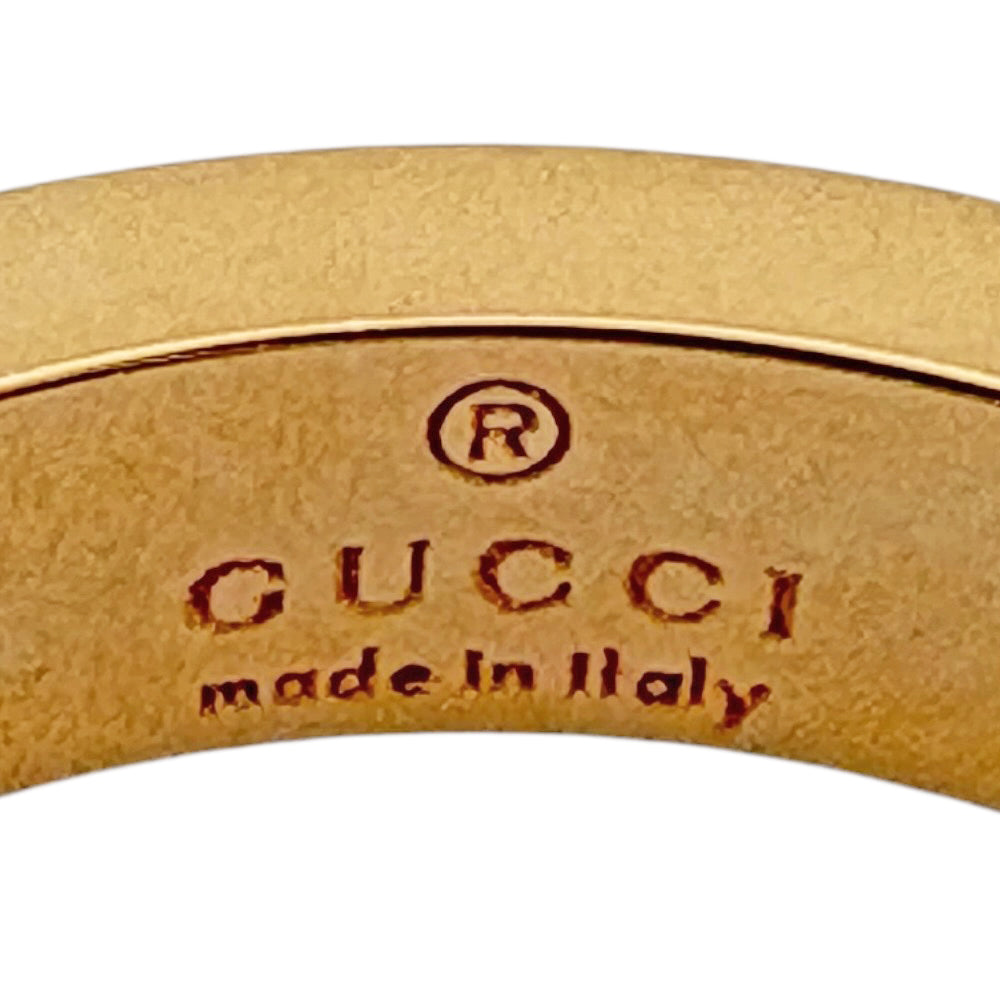 GUCCI グッチ アイコン リング 指輪 12.5号 18金 K18ピンクゴールド