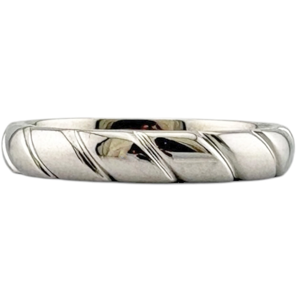 希少サイズ　CHAUMET ショーメ　トルサード リング 15号 プラチナ Chaumet ショーメ トルサード リング 指輪 13.5号 Pt950プラチナ