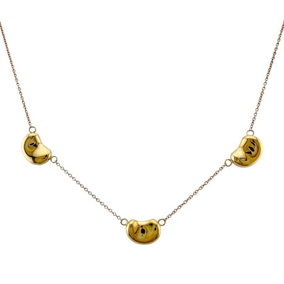 TIFFANY&Co. ティファニー ビーン ネックレス 18金 K18イエロー