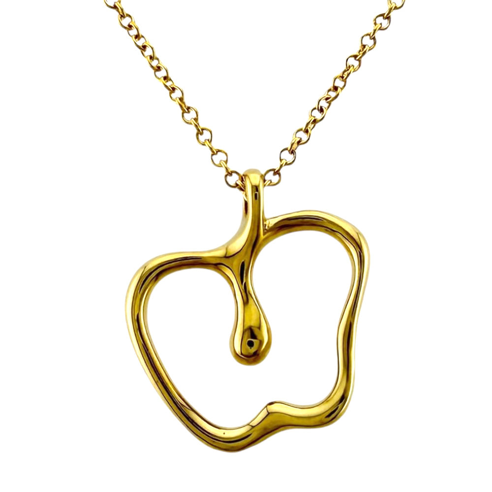 TIFFANY&Co. ティファニー アップル ネックレス 18金 K18イエロー