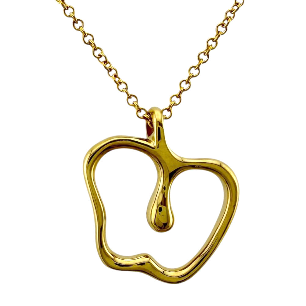 TIFFANY&Co. ティファニー アップル ネックレス 18金 K18イエロー