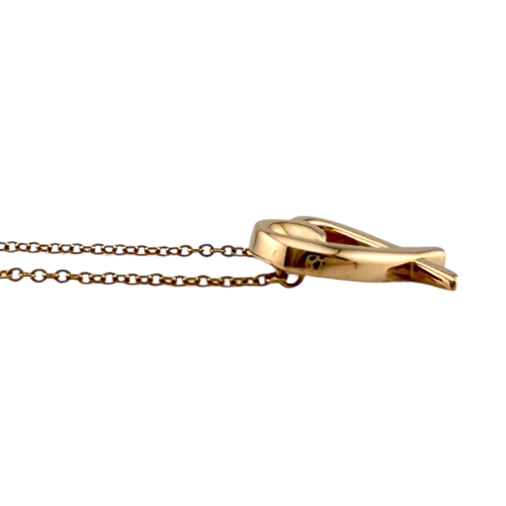 TIFFANY&Co. ティファニー ラビング ハート ネックレス 18金 K18ピンク