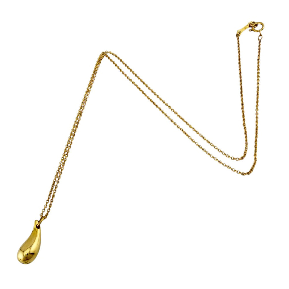 TIFFANY&Co. ティファニー ティアドロップ ネックレス 18金 K18