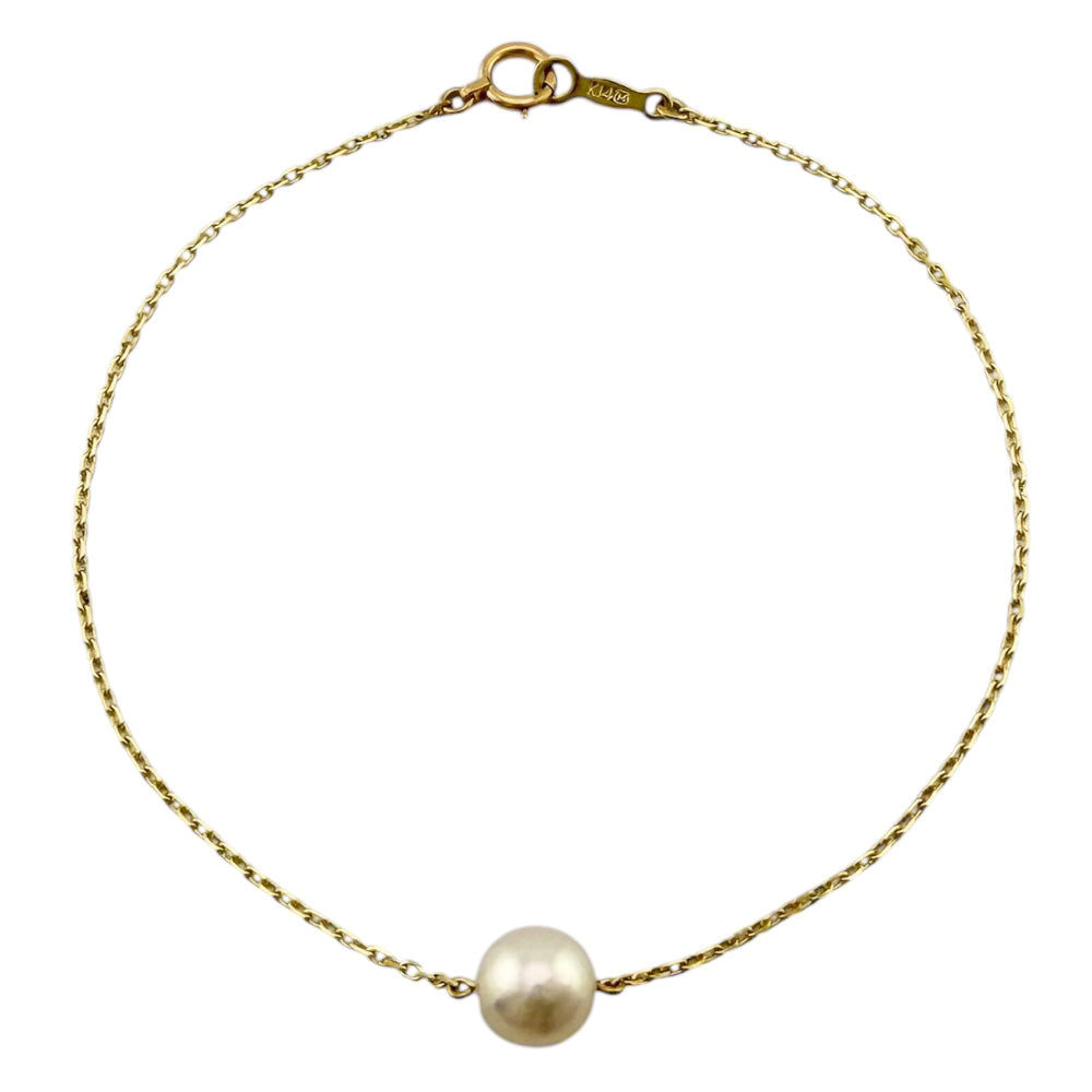 MIKIMOTO ミキモト ブレスレット K14イエローゴールド パール