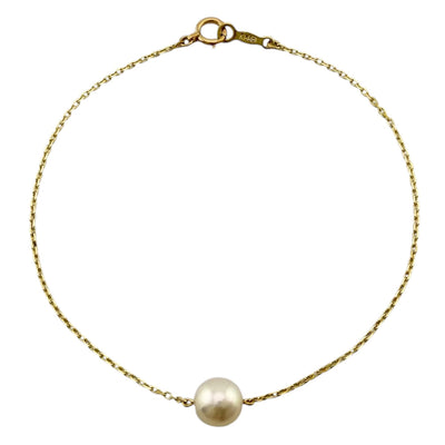 MIKIMOTO ミキモト ブレスレット K14イエローゴールド パール