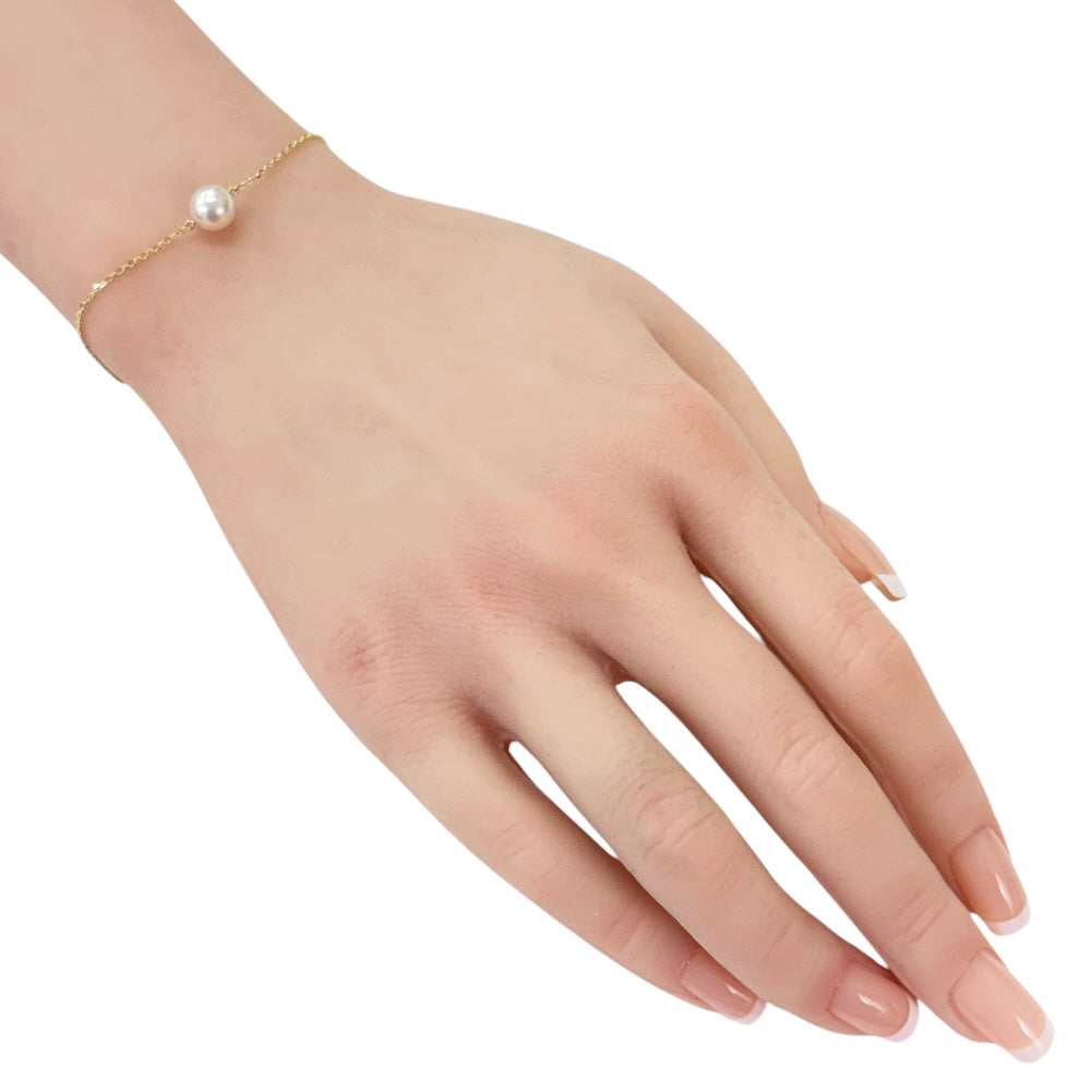 MIKIMOTO ミキモト ブレスレット K14イエローゴールド パール