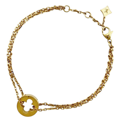 ！新品同然！　ルイヴィトン　ブレスレット　ゴールド　アクセサリー LOUIS VUITTON ルイヴィトン ブレスレット チェーン アンプラント