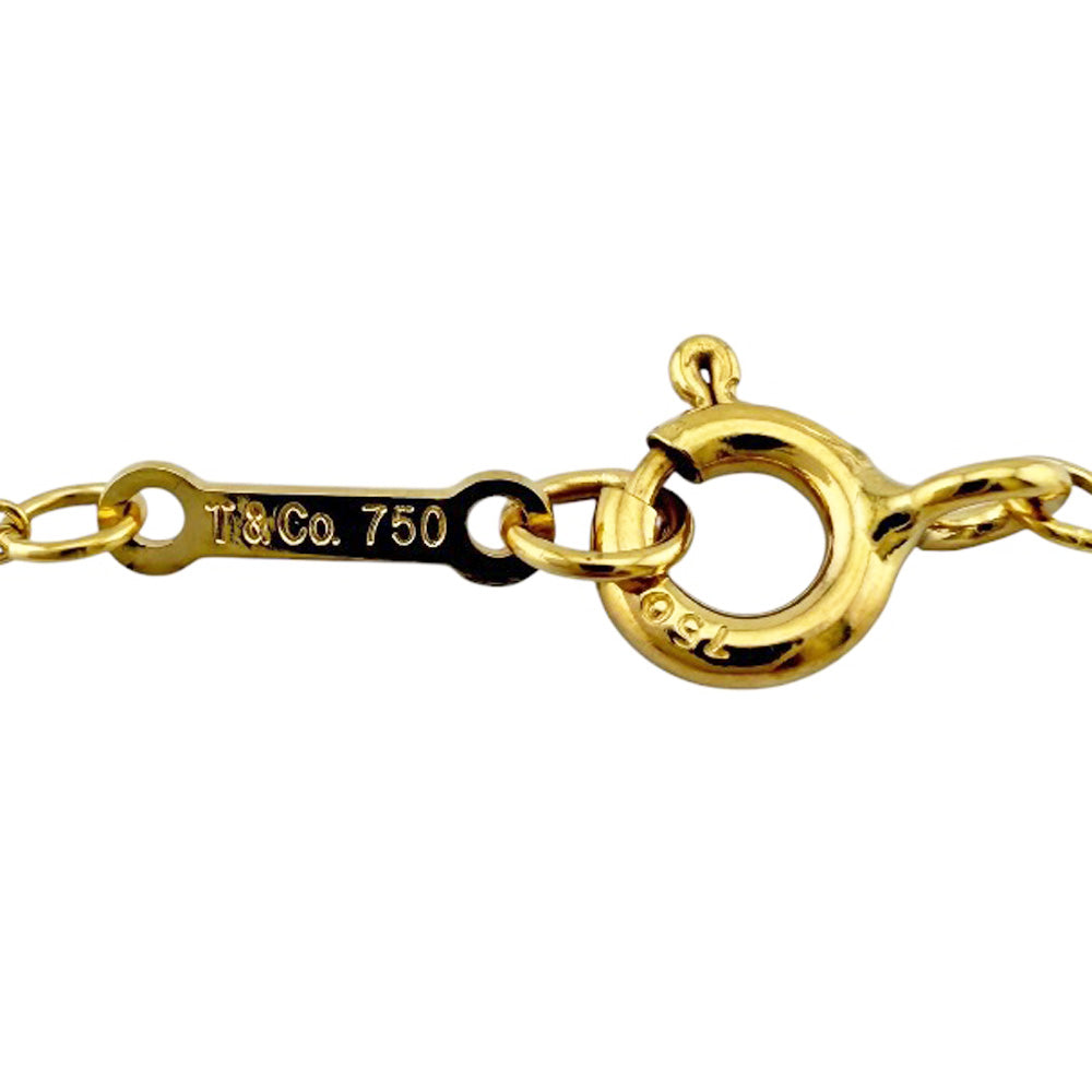TIFFANY&Co. Tiffany Loving Heart Necklace 18K K18 Yellow Gold