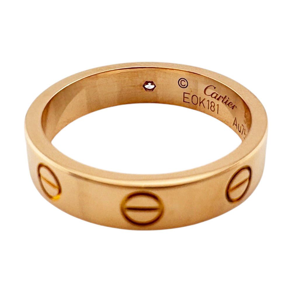 CARTIER カルティエ ミニラブ リング 指輪 11号 18金 K18ピンク