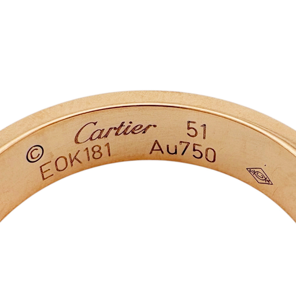 CARTIER カルティエ ミニラブ リング 指輪 11号 18金 K18ピンク