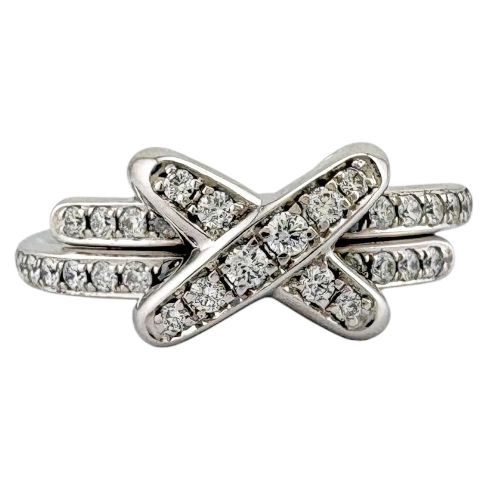 Chaumet ショーメ ジュ ドゥ リアン リング 指輪 8号 18金 K18ホワイト
