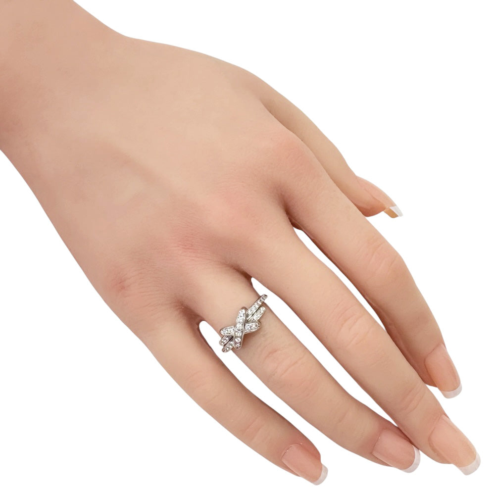 CHAUMET リング Chaumet ショーメ ジュ ドゥ リアン リング 指輪 8号 18金 K18ホワイト