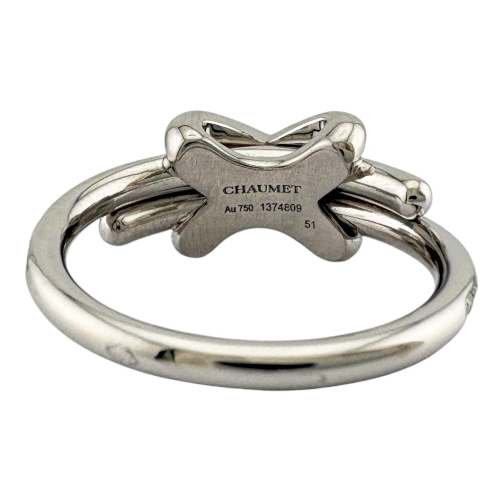 Chaumet ショーメ ジュ ドゥ リアン リング 指輪 8号 18金 K18ホワイト