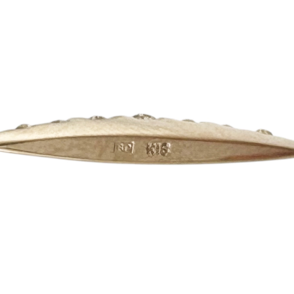 KASHIKEY カシケイ ネイキッド ピアス 18金 K18ゴールド ダイヤモンド