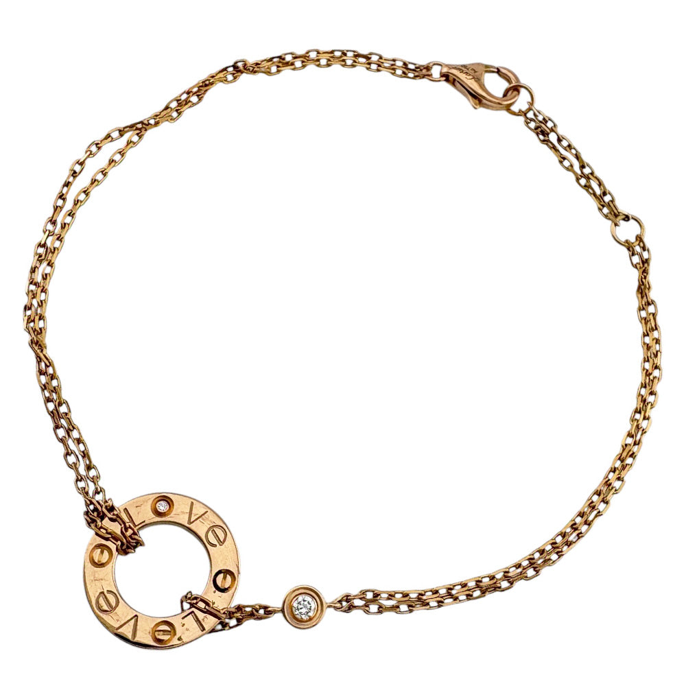 CARTIER カルティエ ラブサークル ブレスレット 18金 K18ピンク