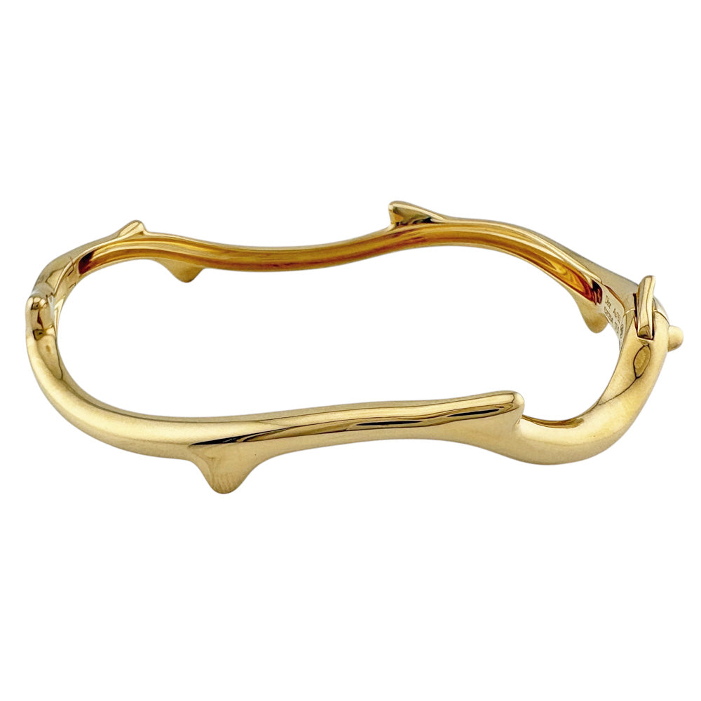 Dior ディオール ボワ ドゥ ローズ バングル 18金 K18イエローゴールド