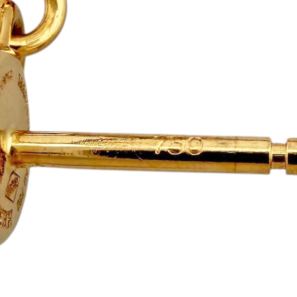 HERMES エルメス ピアス 18金 K18ピンクゴールド ダイヤモンド