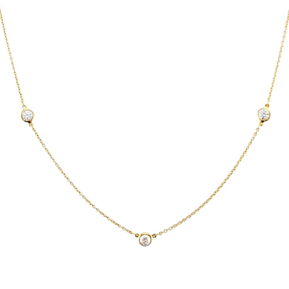 TIFFANY&Co. ティファニー バイザヤード ネックレス 18金 K18イエロー