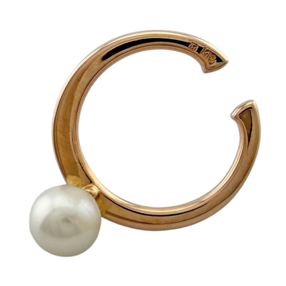 MIKIMOTO ミキモトK18 ゴールド　パール　 真珠　ピアス　アクセサリー MIKIMOTO ミキモト ピアス 18金 K18ピンクゴールド パール レディース
