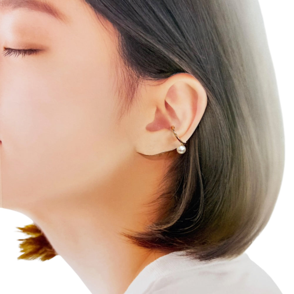 MIKIMOTO ミキモト ピアス 18金 K18ピンクゴールド パール レディース