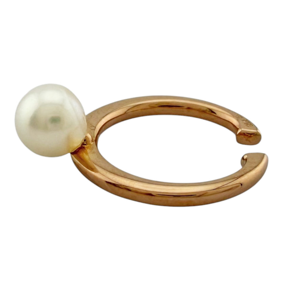 MIKIMOTO ミキモト ピアス 18金 K18ピンクゴールド パール レディース