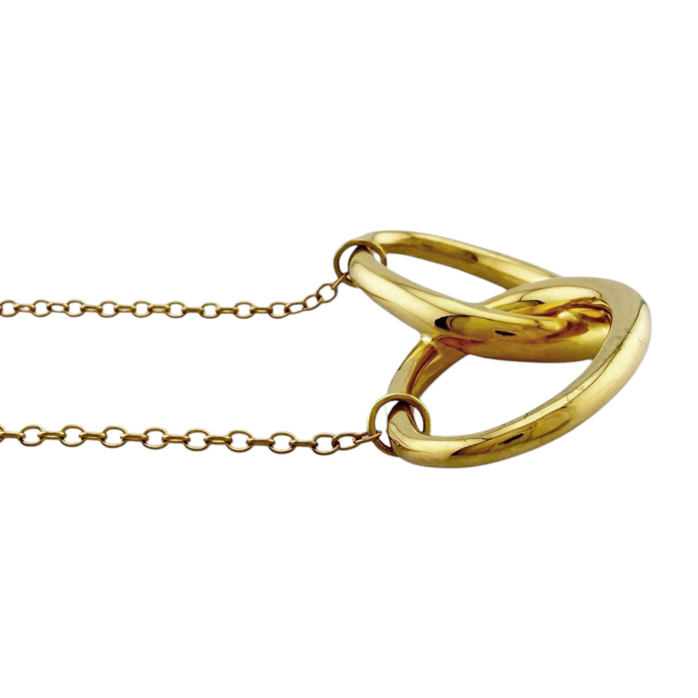 TIFFANY&Co. ティファニー ダブルループ ネックレス 18金 K18イエロー
