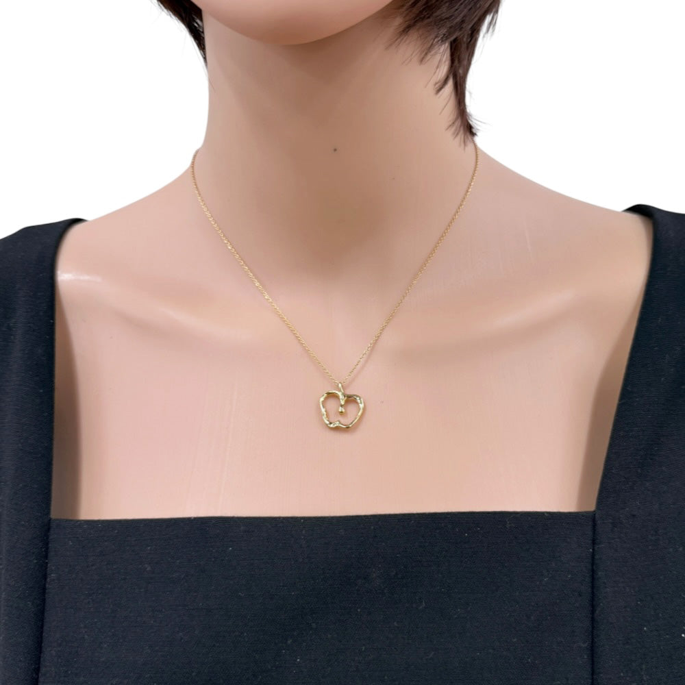 TIFFANY&Co. ティファニー アップル ネックレス 18金 K18イエロー