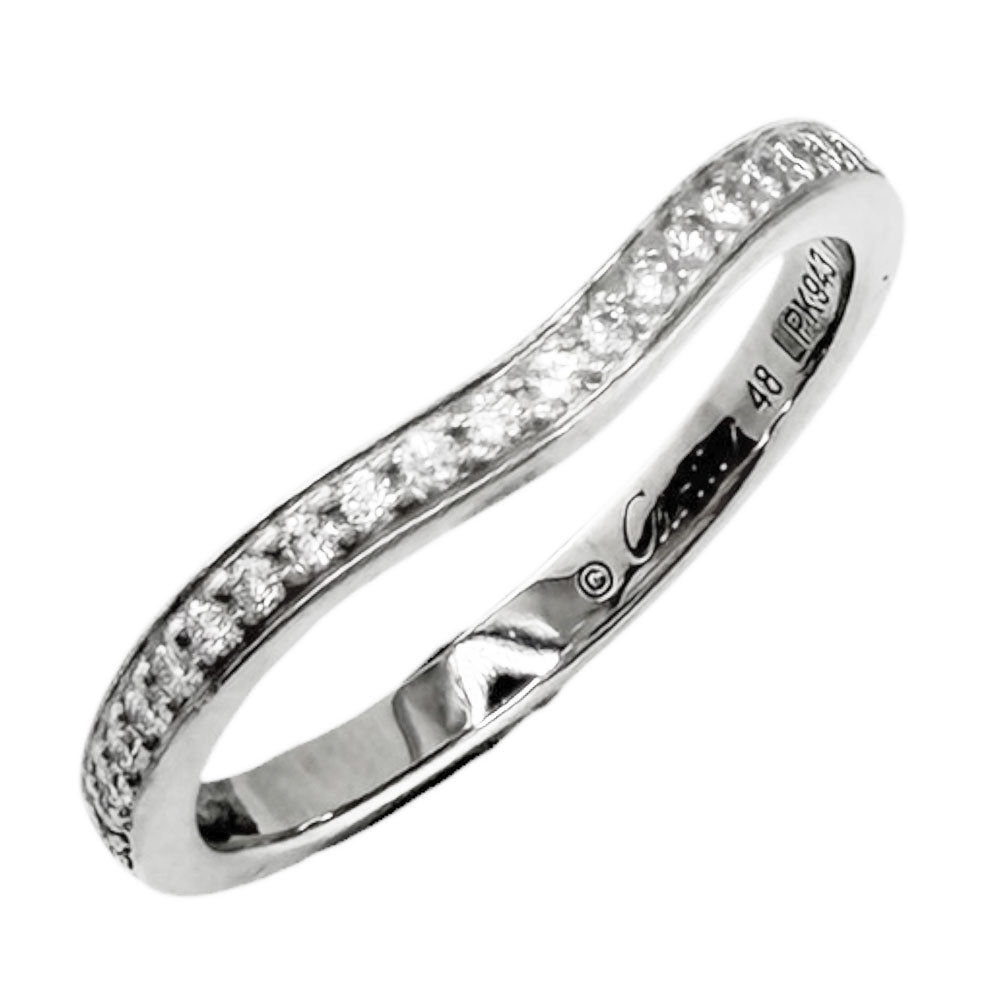 CARTIER カルティエ バレリーナカーブ ウェディング リング 指輪 8号