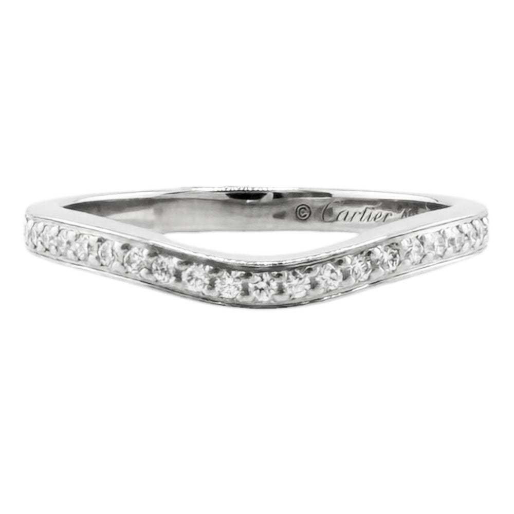 カルティエバレリーナ プラチナ カルティエ ダイヤ 指輪 CARTIER