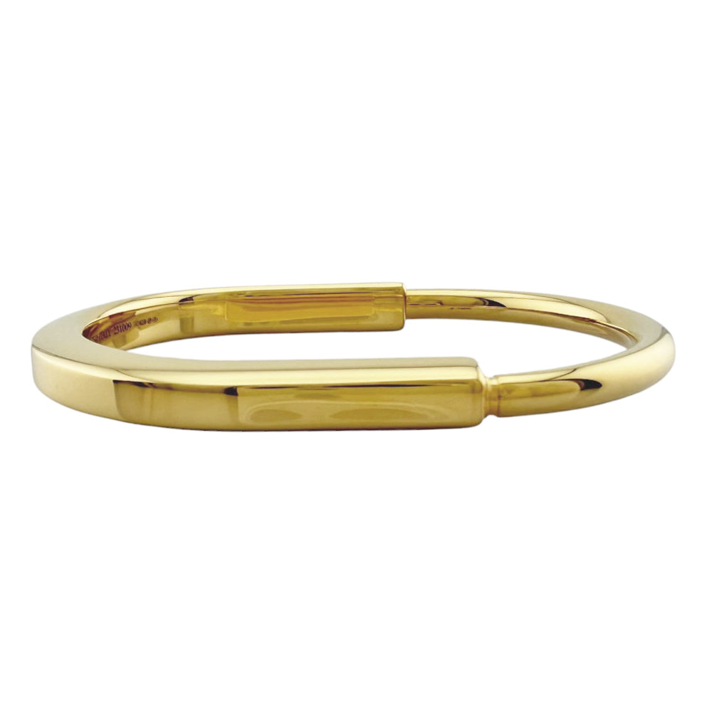 TIFFANY&Co. ティファニー ロック バングル 18金 K18イエローゴールド