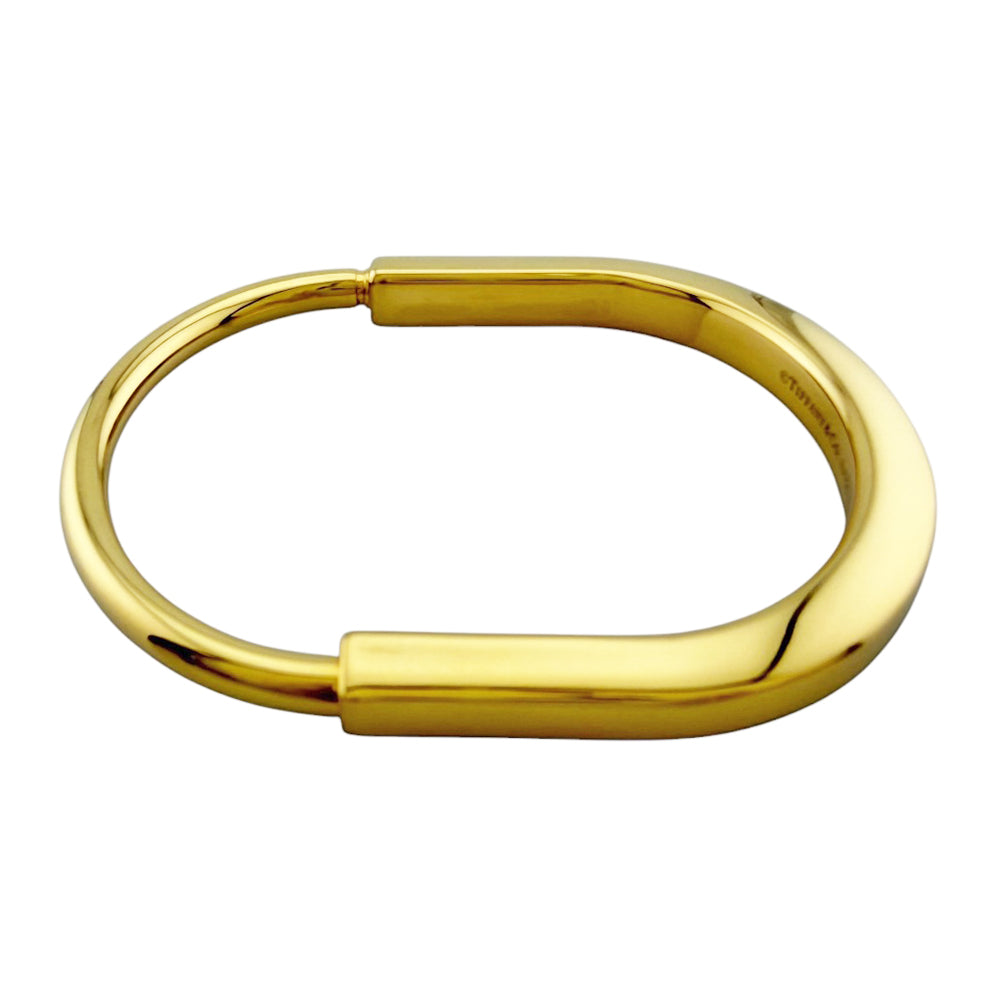 TIFFANY&Co. ティファニー ロック バングル 18金 K18イエローゴールド