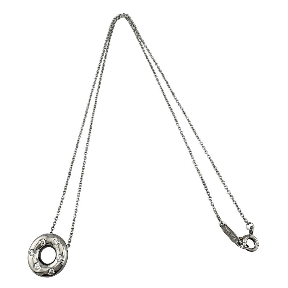TIFFANY&Co. ティファニー ドッツサークル ネックレス Pt950プラチナ