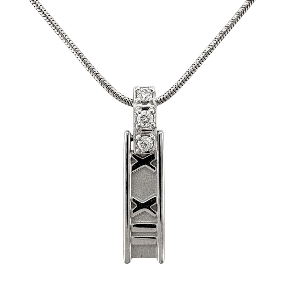 TIFFANY&Co. ティファニー アトラスバー ネックレス 18金 K18ホワイト