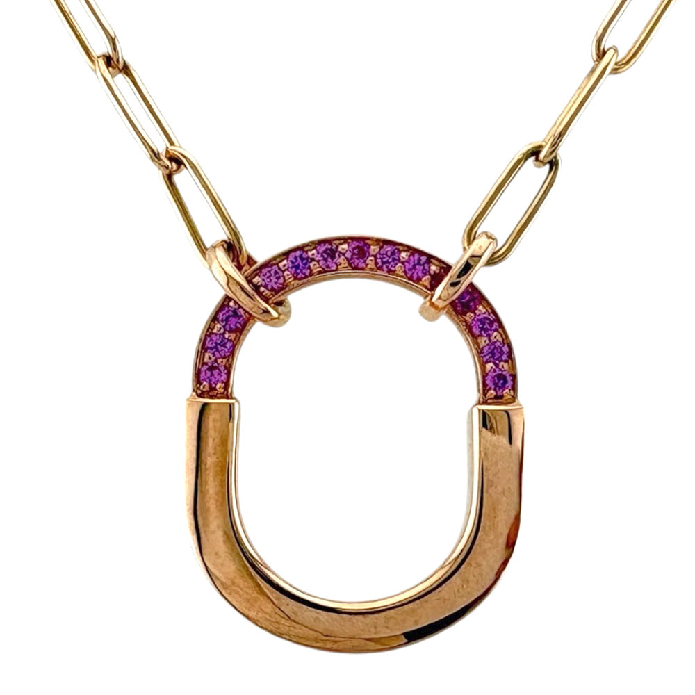 TIFFANY&Co. ティファニー ロック ネックレス 18金 K18ピンクゴールド