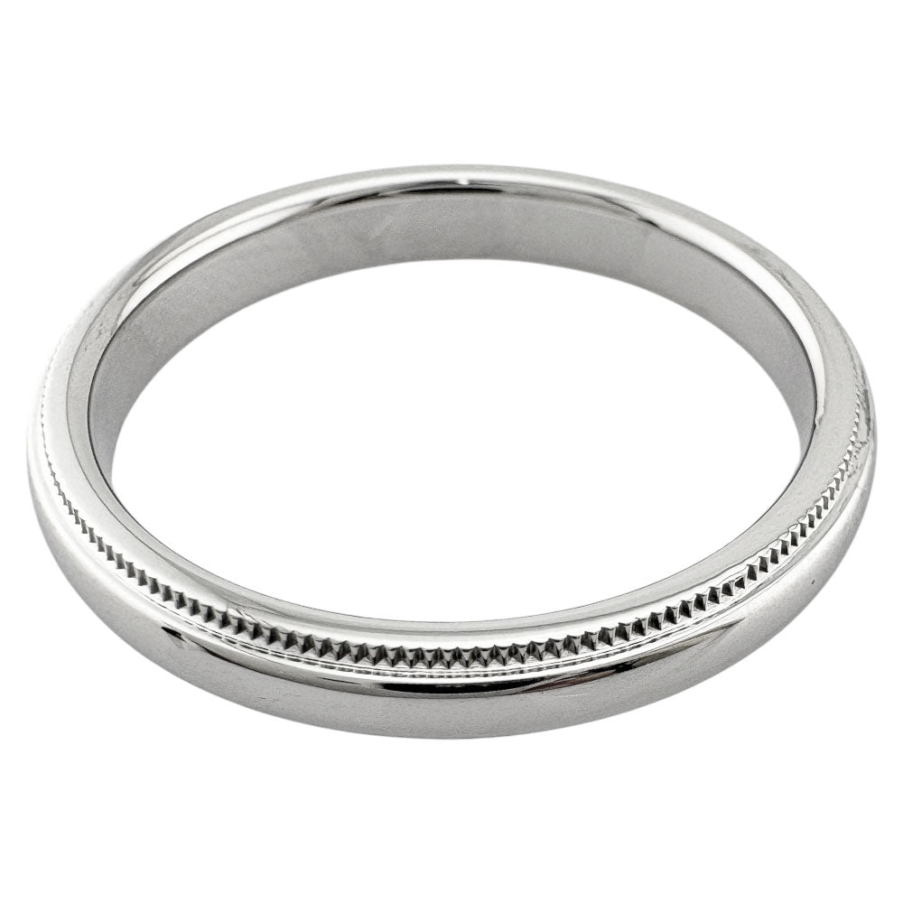 TIFFANY&Co. ティファニー ミルグレイン リング 指輪 17.5号 Pt950