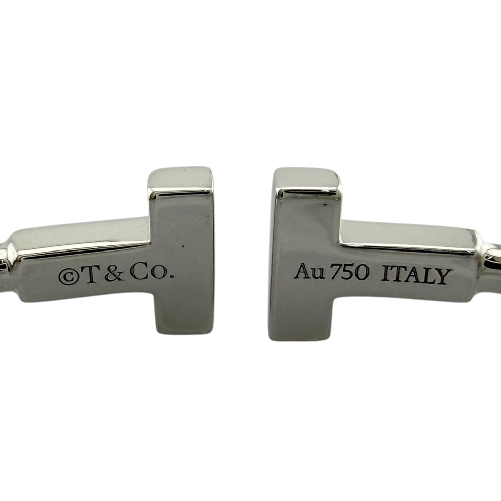 TIFFANY&Co. ティファニー Tワイヤー バングル 18金 K18ホワイト
