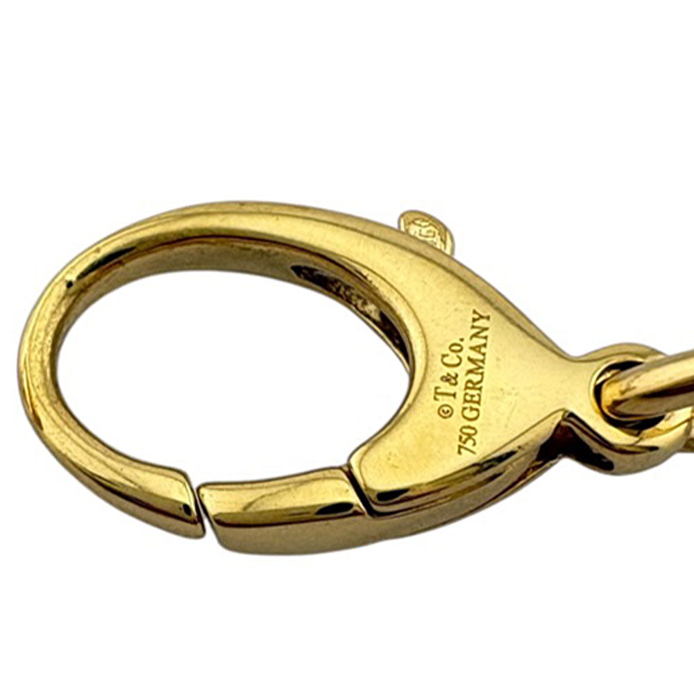 TIFFANY&Co. ティファニー オーバルリンク ネックレス 18金 K18
