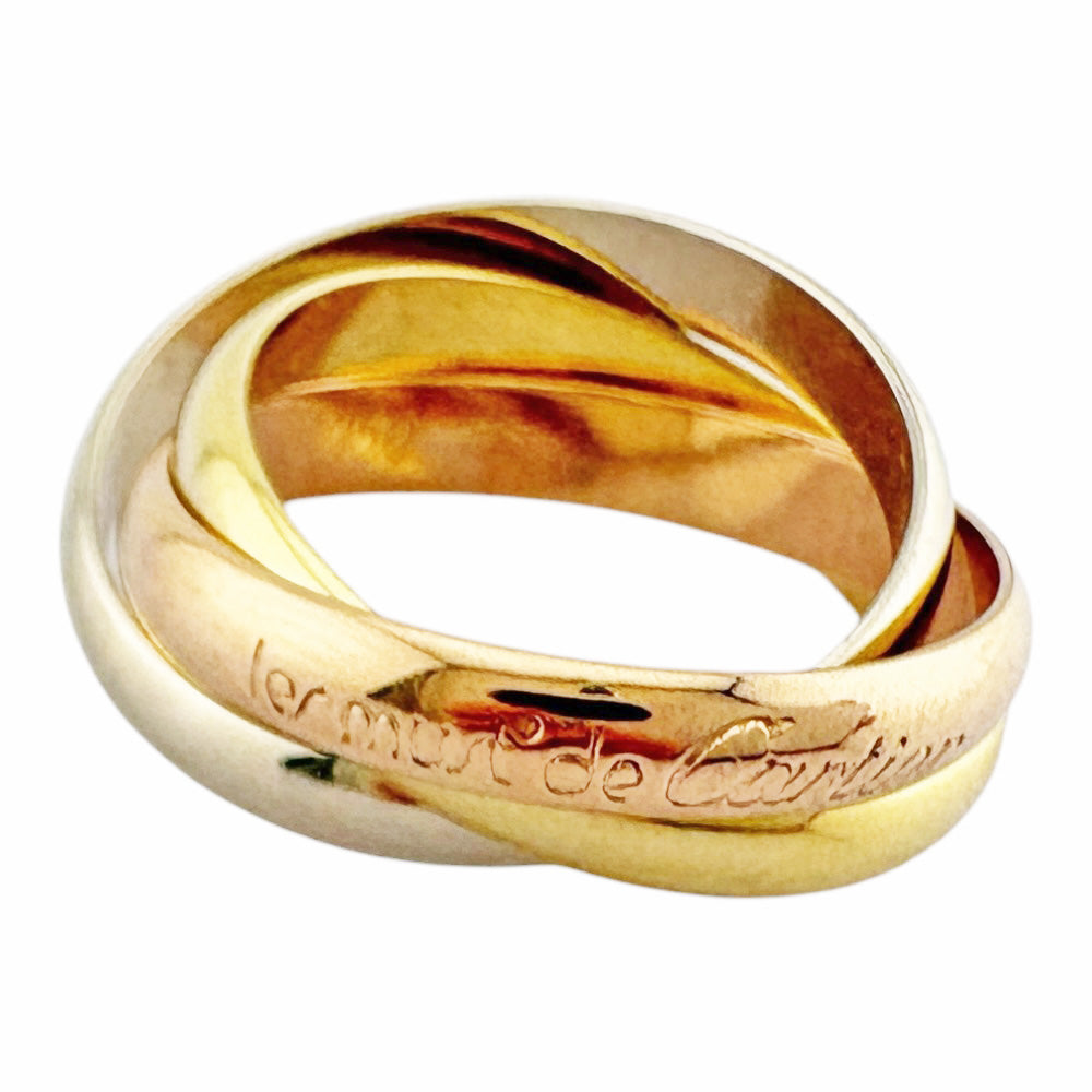 CARTIER カルティエ トリニティ リング 指輪 14.5号 18金 K18イエロー